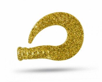 Ghost Tail Medium - Gold Glitter